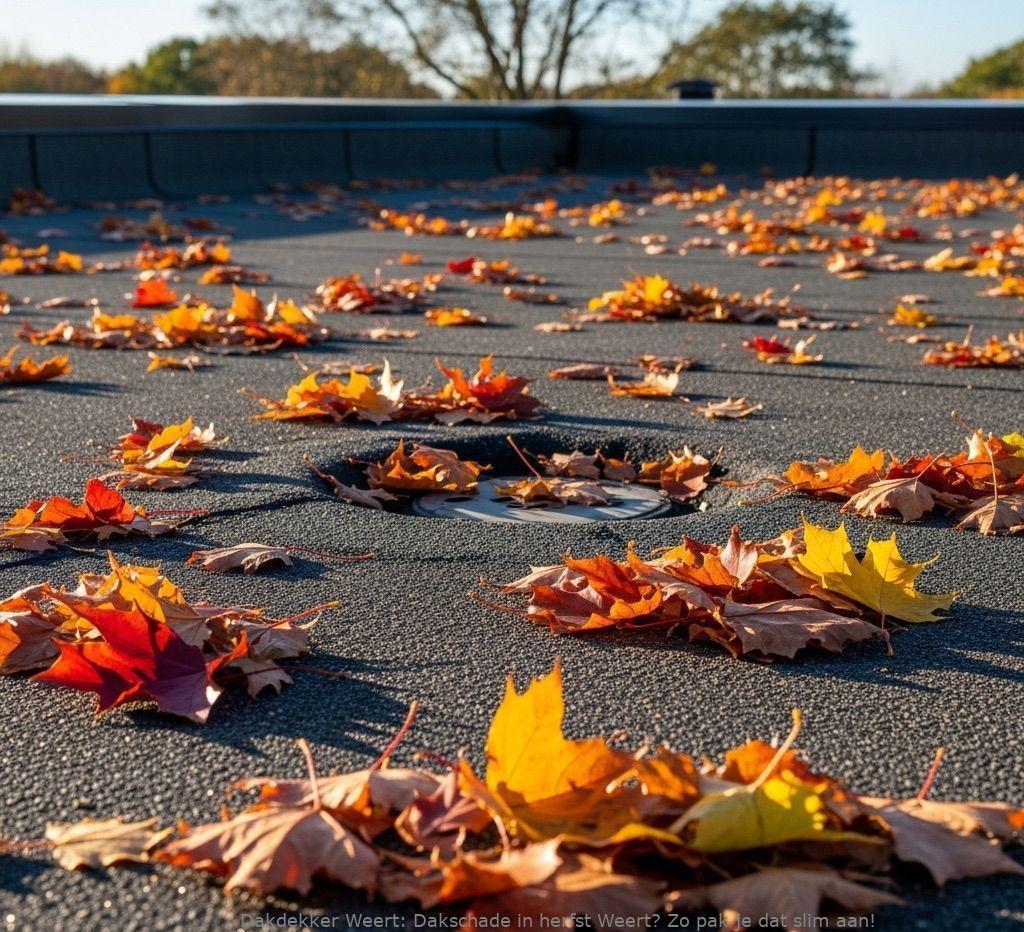 Dakschade In Herfst Weert